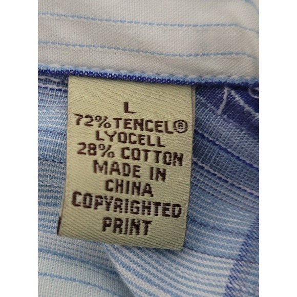 Tommy Bahama Men's Palm Tree Plaid Button Up Shirt‎ - Size L - Picture 4 of 11